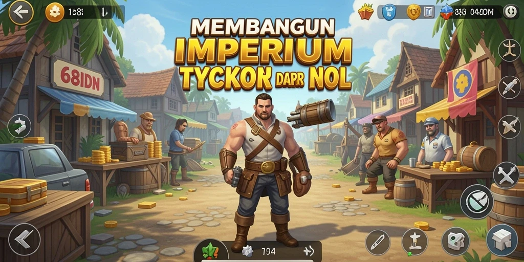 Screenshot gameplay 68IDN dengan antarmuka bisnis yang menarik.