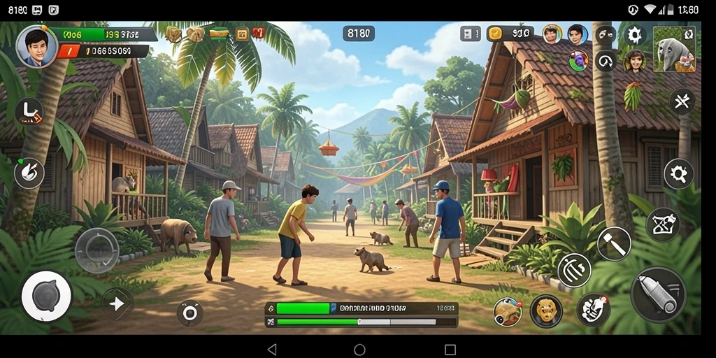 Tampilan menarik dari gameplay Simulation 8180.