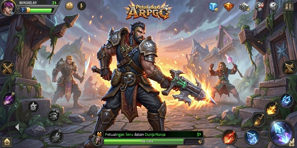 Gameplay BENGKEL69 yang menggugah semangat petualangan.