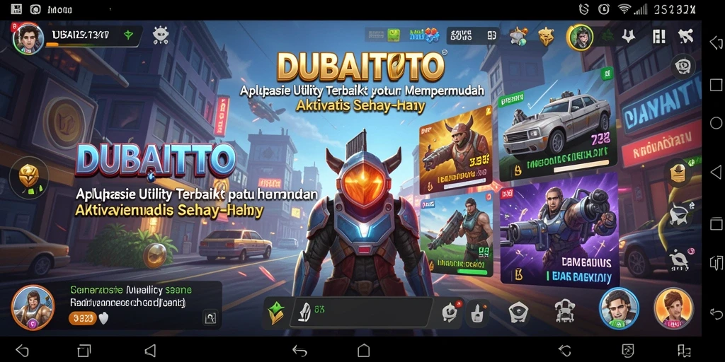 Tampilan antarmuka DUBAITOTO yang intuitif dan fungsional.