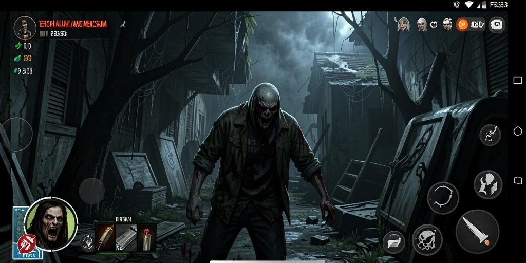 Tampilan gameplay mencekam dari FB333 saat menjelajahi tempat angker.