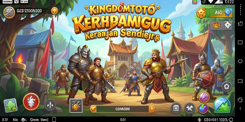 Visual epik dari gameplay KINGDOMTOTO yang menampilkan strategi SLG.