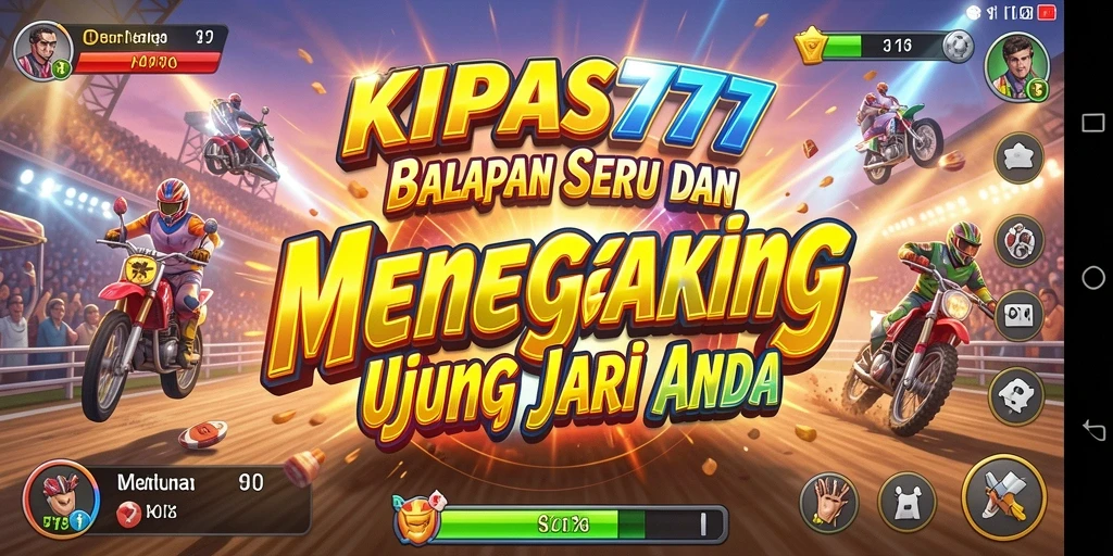Tampilan gameplay akselerasi dan balapan di KIPAS777 yang mendebarkan.