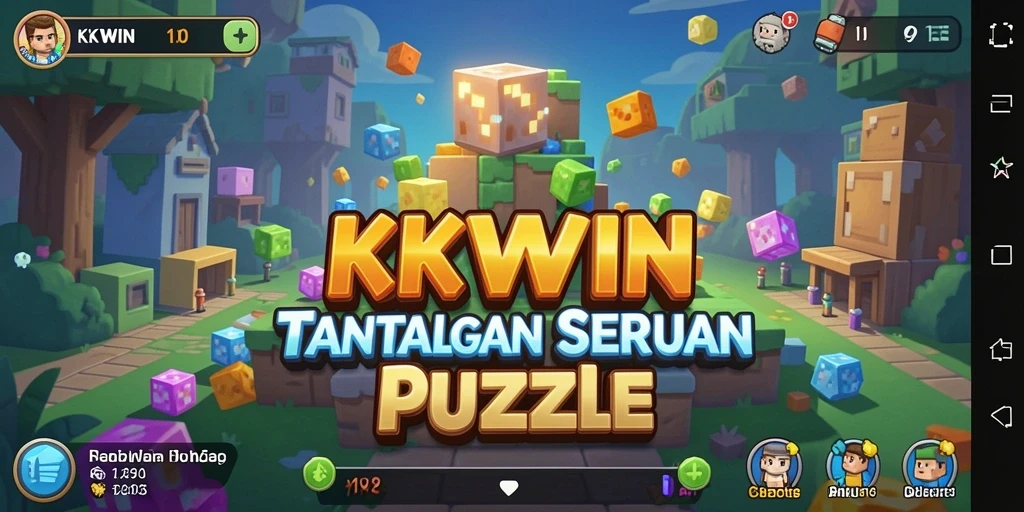Tampilan gameplay seru dalam KKWIN yang menantang pikiran.