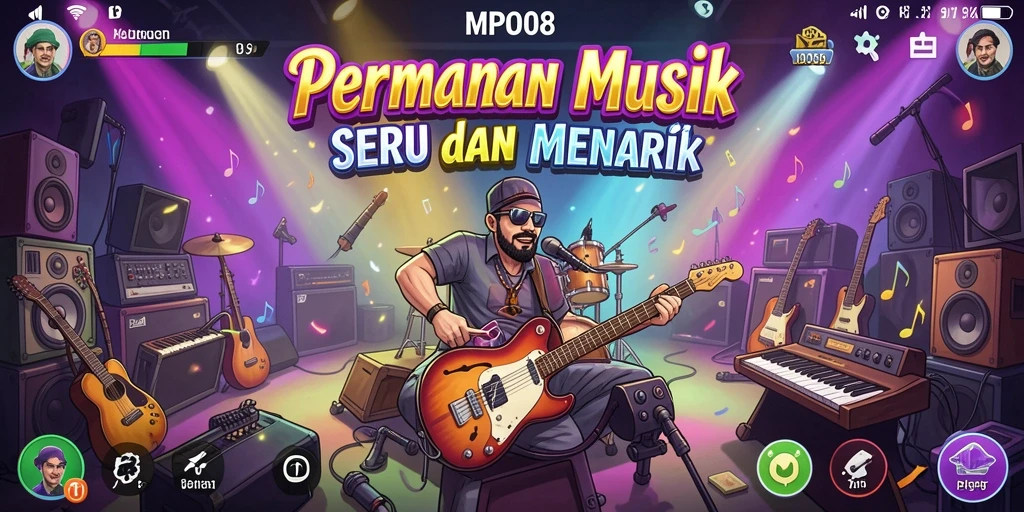 Tampilan gameplay MPO08 dengan aksi seru dan efek visual yang menakjubkan.