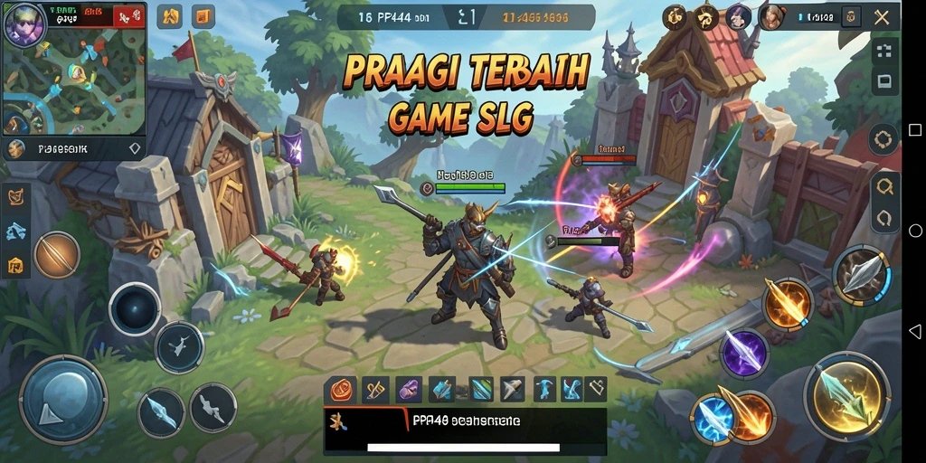 Tampilan gameplay PP444 yang strategis dan menarik.
