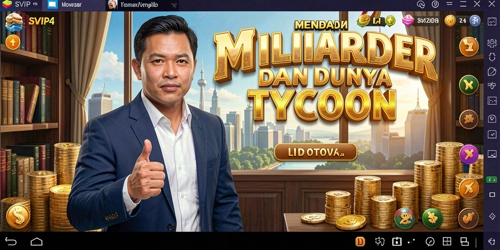 Gameplay SVIP4 yang seru dan menantang di dunia Tycoon.