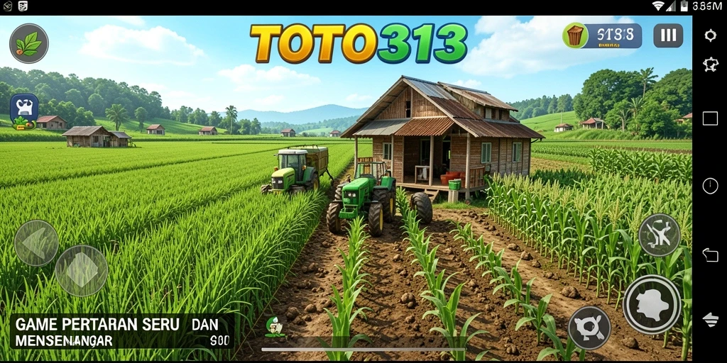 Gameplay seru di TOTO313 dengan aktivitas pertanian.